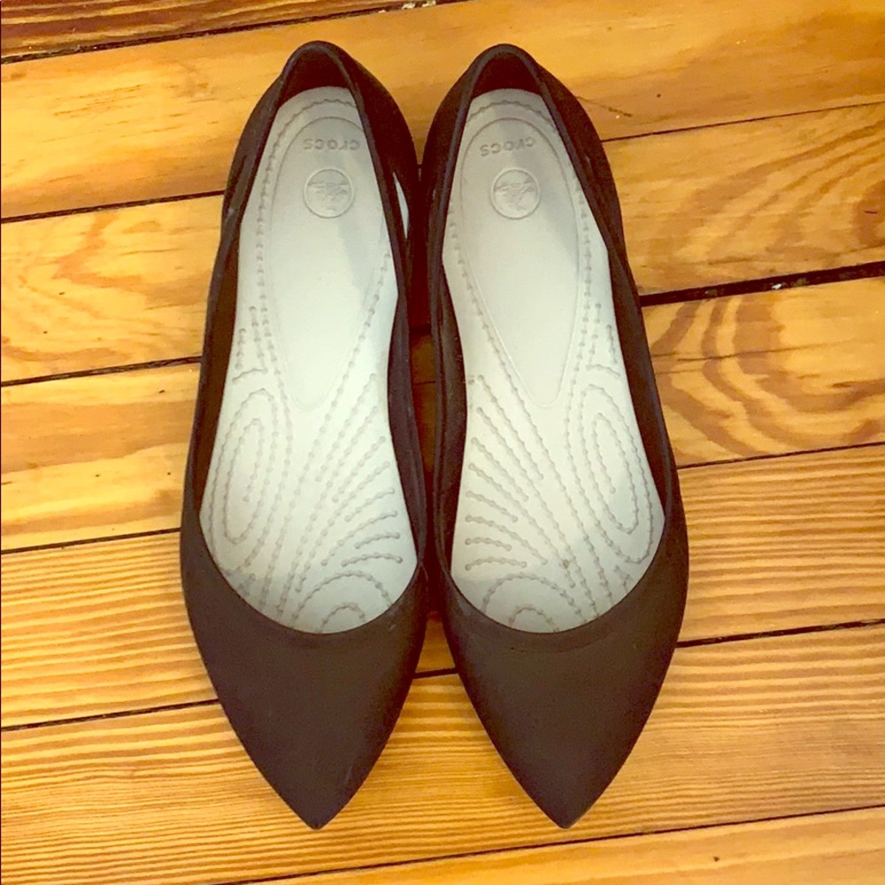 Crocs Rio Black Flats